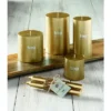 Tagltd Metallic Pillar Candle 4X6