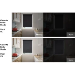 Linen Avenue Custom Cordless Cassette 1% Solar Roller Shade, Group 1 -Home Decor Store GUEST 4549e36d 8af7 4101 af5f f551324b5ae2