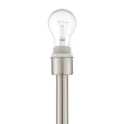 360 Lighting Andre Modern Table Lamps 26 3/4" High Set Of 2 Metal With USB And AC Power Outlet In Base Table Top Dimmers White Drum Shade For Desk -Home Decor Store GUEST 45983d9c 73ef 4e84 b703 166a3cbdb15a