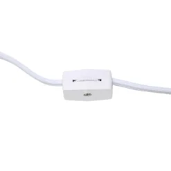 11.81" Tall Petite Hammered Square Bedside Table Desk Lamp With White Fabric Shade Silver - Simple Designs -Home Decor Store GUEST 4619deaa 939b 4d41 860b f387361d8fb6