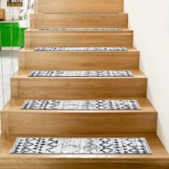 World Rug Gallery Distressed Bohemian Non-Slip Stair Treads -Home Decor Store GUEST 490da585 050a 431c 8af5 00006918fa62