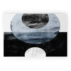 Galleryj9 Circles Black And White Geometric Mid Century Modern Abstract Welcome Mat - Society6 -Home Decor Store GUEST 49c741a1 f46a 4240 8018 c6acf42de963