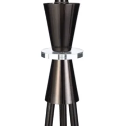 Round Metal Floor Lamp With Crystal Accent Black/Nickel - StyleCraft -Home Decor Store GUEST 4a9cc2a8 b93b 479e bc97 7b6960fb38e8