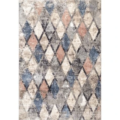 NuLOOM Saoirse Distressed Trellis Area Rug 12 NuLOOM Saoirse Distressed Trellis Area Rug - Image 10