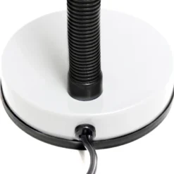 14.25" Traditional Fundamental Metal Desk Task Lamp And Bowl Shaped Shade With Flexi Gooseneck White - Creekwood Home -Home Decor Store GUEST 4cc256ef 5a71 4107 b2c9 6c3abf39654c