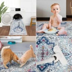 Trinity Washable Vintage Bohemian Floral Print Area Rug 9 Trinity Washable Vintage Bohemian Floral Print Area Rug -Home Decor Store GUEST 4e03eb62 2926 41a2 b878 9b60b68d5e39