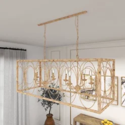 Vintage Metal Chandelier Gold - Olivia & May -Home Decor Store GUEST 4e2ba487 2811 45bc b9c1 999ec3dcdb87