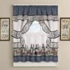 GoodGram French Chateau Complete Cottage Kitchen Curtain Set By GoodGram - 57 In. W X 24 In. L