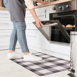 World Rug Gallery Checkered Plaid Anti-Fatigue Standing Mat -Home Decor Store GUEST 5020ec19 bae3 4970 9b36 9e5f578129f3