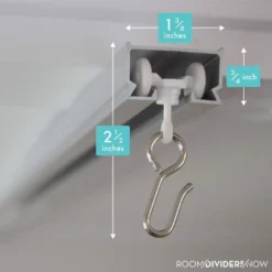 Room Dividers Now Feet Wide Ceiling Curtain Track Set Comes With Track - XXXLarge - Black -Home Decor Store GUEST 56f2cd7f 3a63 432f 9361 fcc356f6ed84