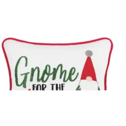C&F Home Gnome For The Holidays Embroidered Throw Pillow