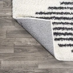 Elm Diamond Stripe Geometric Shag Indoor Area Rug - JONATHAN Y 14 Elm Diamond Stripe Geometric Shag Indoor Area Rug - JONATHAN Y -Home Decor Store GUEST 57c00eec 957f 4f7d 9924 494e7bd73406