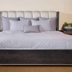 Melange Viscose From Bamboo Quilted Decorative Throw Pillow - BedVoyage