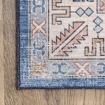 NuLOOM Norma Machine Washable Traditional Medallion Area Rug 6 NuLOOM Norma Machine Washable Traditional Medallion Area Rug - Image 4