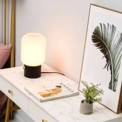 12" Cohen Table Lamp With Frosted Glass Shade - Globe Electric -Home Decor Store GUEST 5b6aff02 32d5 46e0 803a 63408945bad4