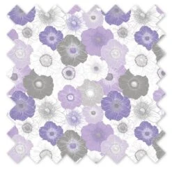 Bacati - Watercolor Floral Purple Gray Cotton Printed Single Window Curtain Panel -Home Decor Store GUEST 5b6c2f3f 5413 4b4a b3f0 753502b54eb7