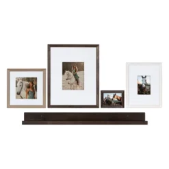 5pc Bordeaux Frame Multiple Finishes Box Set White/Black/Natural Wood - Kate & Laurel All Things Decor -Home Decor Store GUEST 5bd5facc 42c2 4196 abd9 eae0da06c9b4