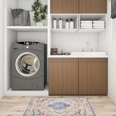 World Rug Gallery Distressed Bohemian Vintage Anti-fatigue Standing Mat 8 World Rug Gallery Distressed Bohemian Vintage Anti-fatigue Standing Mat - Image 6