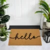 Northlight Natural Coir "Hello" Outdoor Doormat 18" X 30" 2 Northlight Natural Coir "Hello" Outdoor Doormat 18" X 30" -Home Decor Store GUEST 5e338ec3 11f6 4c46 bbb0 14be0c2255c5