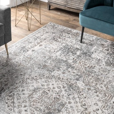 NuLOOM Lola Distressed Medallion Area Rug 10 NuLOOM Lola Distressed Medallion Area Rug - Image 8