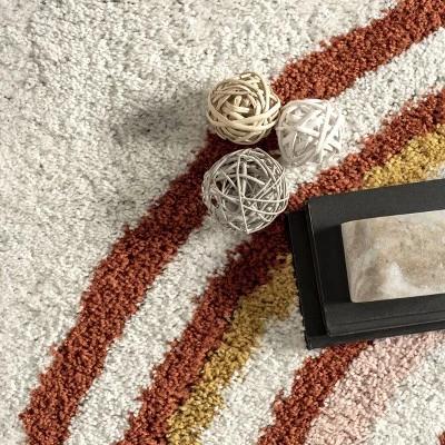 NuLOOM Dotty Half Sunset Shag Area Rug 7 NuLOOM Dotty Half Sunset Shag Area Rug - Image 5