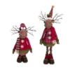 Transpac Fabric 35 In. Brown Christmas Plush Light Up Telescoping Reindeer Set Of 2 -Home Decor Store GUEST 63225831 9229 4814 90ca af3961e9f820