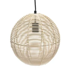 Ball Shaped Rattan Pendant Light Beige - Lalia Home -Home Decor Store GUEST 64ad2f53 4e25 4f61 a613 7875b82d3f4a