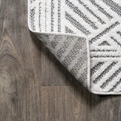 Jordan High-Low Pile Art Deco Geometric Indoor/Outdoor Area Rug - JONATHAN Y -Home Decor Store GUEST 64d356a4 8966 4866 8671 3b71e04dd8a1