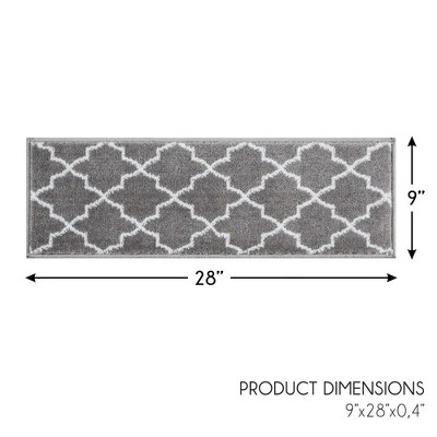 Sussexhome Stair Treads Trellisville Collection Contemporary And Soft, Adhesive Tape, 9" X 28" , Pack Of 4/7/13/15 11 Sussexhome Stair Treads Trellisville Collection Contemporary And Soft, Adhesive Tape, 9" X 28" , Pack Of 4/7/13/15 - Image 9