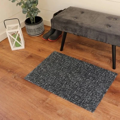 2'x3' ColorStar Static Door Mat Gray - Bungalow Flooring 4 2'x3' ColorStar Static Door Mat Gray - Bungalow Flooring - Image 2