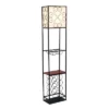Etagere Organizer Wood Accented Storage Shelf And Wine Rack With Linen Shade Floor Lamp Black - Elegant Designs 1 Etagere Organizer Wood Accented Storage Shelf And Wine Rack With Linen Shade Floor Lamp Black - Elegant Designs -Home Decor Store GUEST 66d3db6c b02e 442a 9b15 b6faff97c7f8