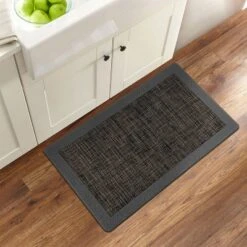 World Rug Gallery Textline Anti-Fatigue Standing Mat -Home Decor Store GUEST 69fed66f 42a7 452a 869f df38b97b9cfa