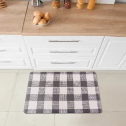 World Rug Gallery Checkered Plaid Anti-Fatigue Standing Mat -Home Decor Store GUEST 6caaa1b0 af84 4f4a a6b5 c39e0ac0f860