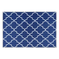 Sussexhome Lattice Collection Cotton Heavy Duty Low Pile Area Rug , 2' X 3' -Home Decor Store GUEST 6dfdfcfc ca33 44e8 b683 c91753d3b1e2