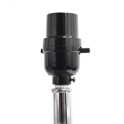 21" Lexington Leather Base Modern Home Decor Bedside Table Lamp With USB Charging Port And Fabric Shade - Lalia Home 8 21" Lexington Leather Base Modern Home Decor Bedside Table Lamp With USB Charging Port And Fabric Shade - Lalia Home - Image 6