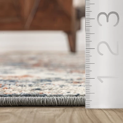 NuLOOM Charlotte Faded Medallion Area Rug 4 NuLOOM Charlotte Faded Medallion Area Rug - Image 2