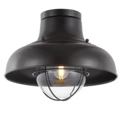 13" LED Metal Semi Flush Mount - Jonathan Y -Home Decor Store GUEST 70b96208 ef33 4b69 a7e2 dc93dd8f8597