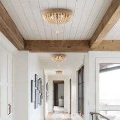 14" LED 2-Light Justina Wood Bead Iron Pendant Taupe/Chrome - JONATHAN Y 8 14" LED 2-Light Justina Wood Bead Iron Pendant Taupe/Chrome - JONATHAN Y -Home Decor Store GUEST 7147aeff 19c3 4476 a699 4c87c00490d4