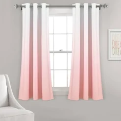Set Of 2 (63"x38") Mia Ombre Insulated Grommet Blackout Window Curtain Panels - Lush Décor -Home Decor Store GUEST 753cb0d3 4b98 4fff ba26 74dd946a2287