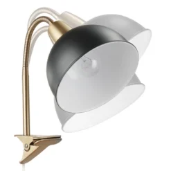 20" Zuri Clip-Arm Table Lamp With Shade Black - Globe Electric -Home Decor Store GUEST 76bd15c4 1f85 4e1a a738 7d4b3011f8a8