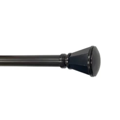 Decorative Drapery Single Rod Set With Trumpet Finials Oil Rubbed Bronze - Lumi Home Furnishings -Home Decor Store GUEST 7b461a0e b6bf 42a9 9e31 d6697d6634b0