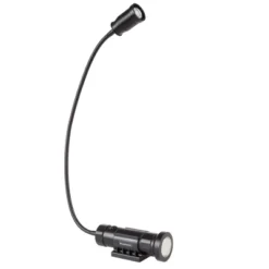 Fleming Supply Magnetic Lamp With CREE LED Light, 2 Magnetic Bases, And Flexible Gooseneck For Office, Garage, And Workshop - Black