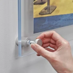 Azar Displays Floating Acrylic Wall Frame With Silver Stand Off Caps: 18" X 24" Graphic Size, Overall Frame Size: 22" X 28" 16 Azar Displays Floating Acrylic Wall Frame With Silver Stand Off Caps: 18" X 24" Graphic Size, Overall Frame Size: 22" X 28" -Home Decor Store GUEST 7c73d599 06d8 4872 bfb3 adea54b7469b