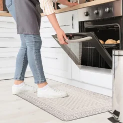 World Rug Gallery Bordered Bohemian Anti-Fatigue Standing Mat -Home Decor Store GUEST 800b58ff 1177 4fe2 a111 b125e5842056