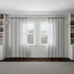 1-Inch Curtain Rod- Decorative Modern Urn Finials And Hardware- For Home Decor In Bedroom And Kitchen, 66-120-Inch By Hastings Home (Gray) -Home Decor Store GUEST 8025d722 42c2 4f4d 975a c88fe889aa27