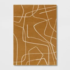 Abstract Lines Rug Mustard - Threshold™ -Home Decor Store GUEST 81567303 b2d4 42e0 a48e 1fb6e86e7ad4