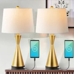 (Set Of 2) 26" Colton Classic French Country Iron LED Table Lamp With USB Charging Port (Includes LED Light Bulb) - JONATHAN Y 14 (Set Of 2) 26" Colton Classic French Country Iron LED Table Lamp With USB Charging Port (Includes LED Light Bulb) - JONATHAN Y -Home Decor Store GUEST 81741b8a 06f6 49bb 9028 0d060b151ea2
