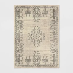 Hancock Distressed Center Motif Rug Beige - Threshold™ -Home Decor Store GUEST 83a3285f 266c 4fe0 977c ecd0bb0848d3