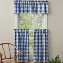 Park Designs Buffalo Check Tiers 36"L - China Blue