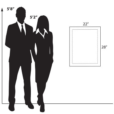 Azar Displays Floating Acrylic Wall Frame With Silver Stand Off Caps: 18" X 24" Graphic Size, Overall Frame Size: 22" X 28" 11 Azar Displays Floating Acrylic Wall Frame With Silver Stand Off Caps: 18" X 24" Graphic Size, Overall Frame Size: 22" X 28" - Image 9